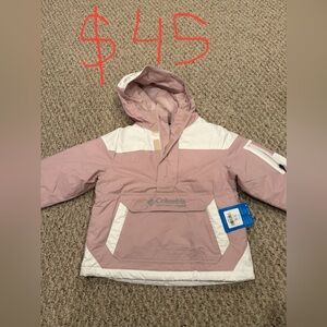 Columbia Light Pink Hooded Jacket